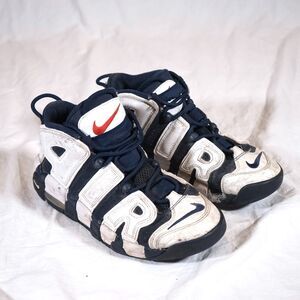 Nike Air Uptempo 2019 GS 415082-104 White Midnight Navy Size 6Y